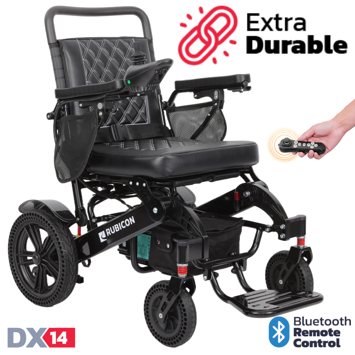 【イーキング】Group Power APR14 & OCT14 Rubicon DX14 - Longest Range Premium Electric Wheelchair for