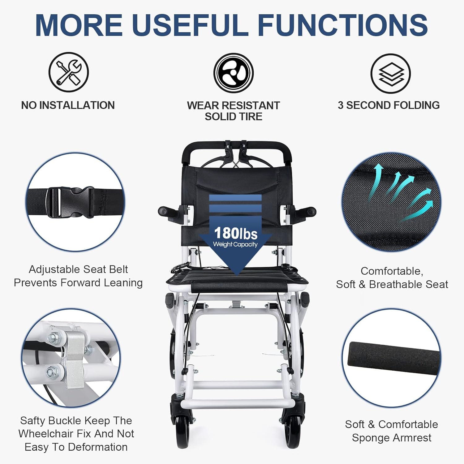 Rubicon GX03 - Ultimate Super Lightweight Transport Wheelchair - Electricwheelchair.Store