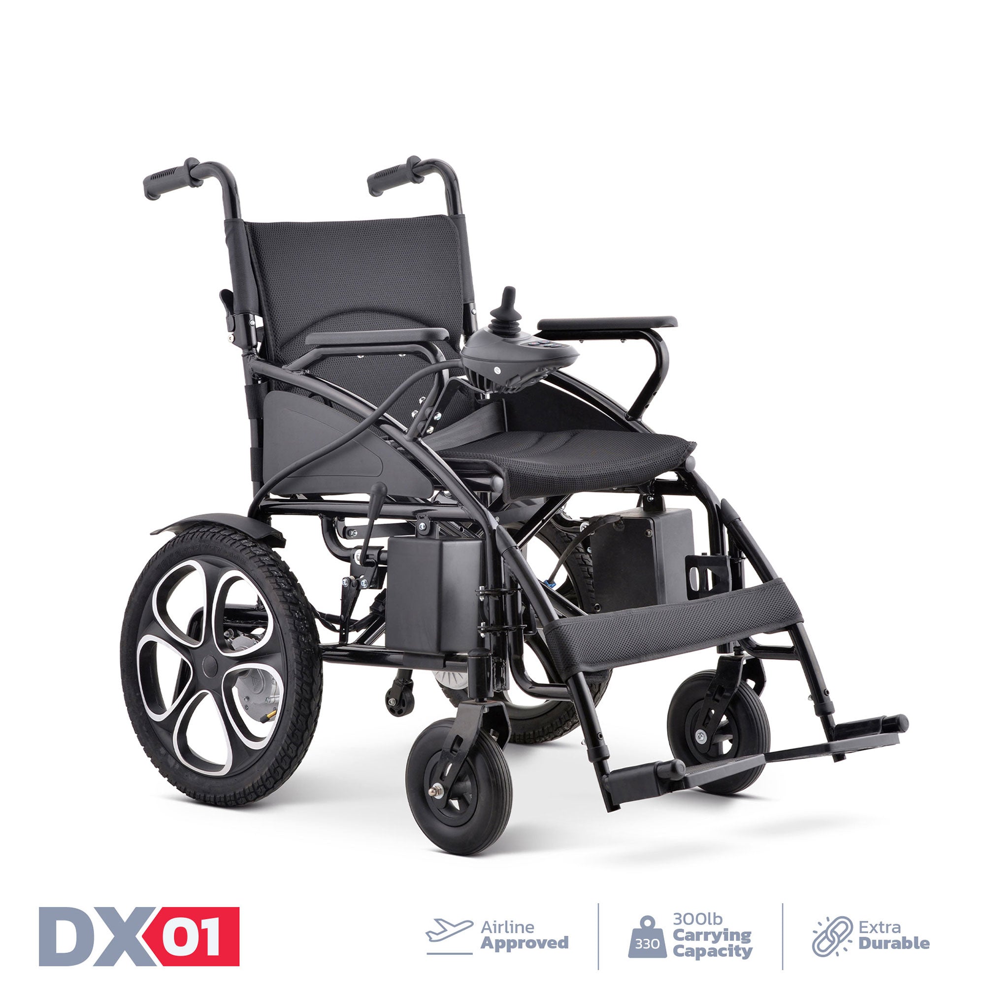 Rubicon DX01 All Terrain Powerful Motorized Wheelchairs - Electricwheelchair.Store