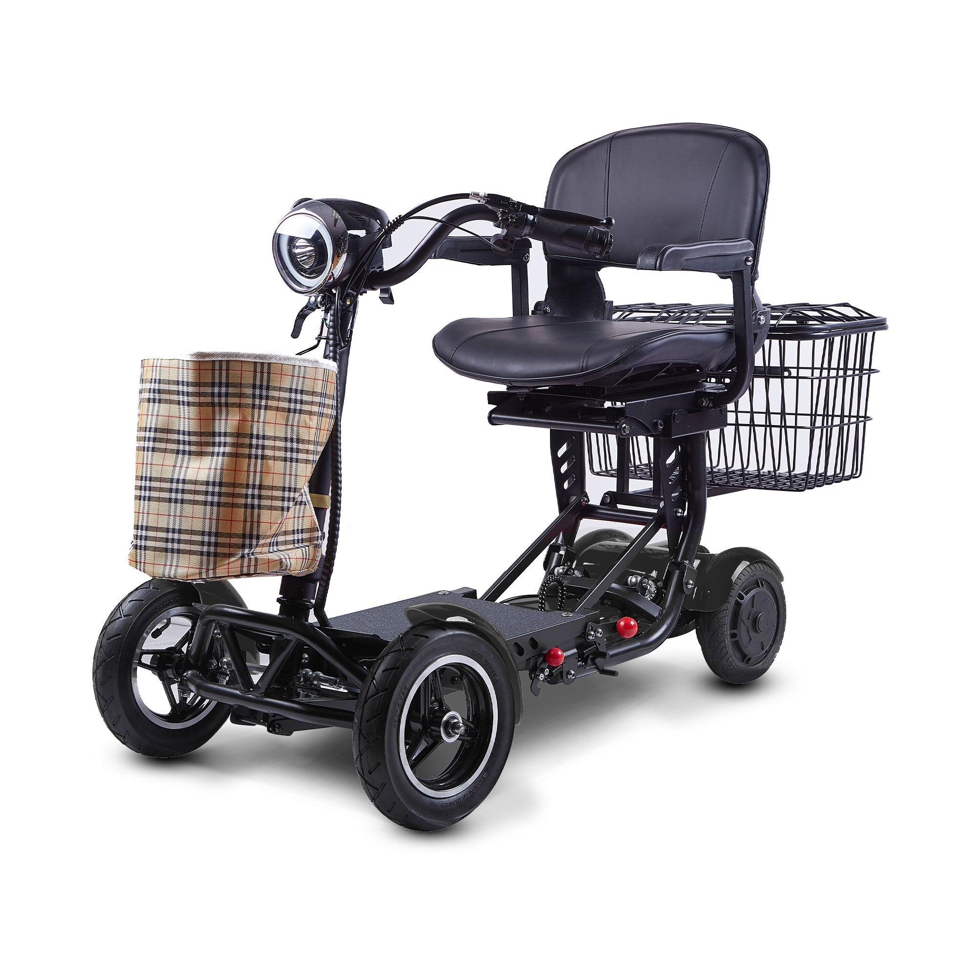 Rubicon FX03 – All Terrain, Foldable, 4-Wheel Mobility Scooter with Basket for Seniors & Disabled Adults | Lightweight, 3-Speed, 25-Mile Range