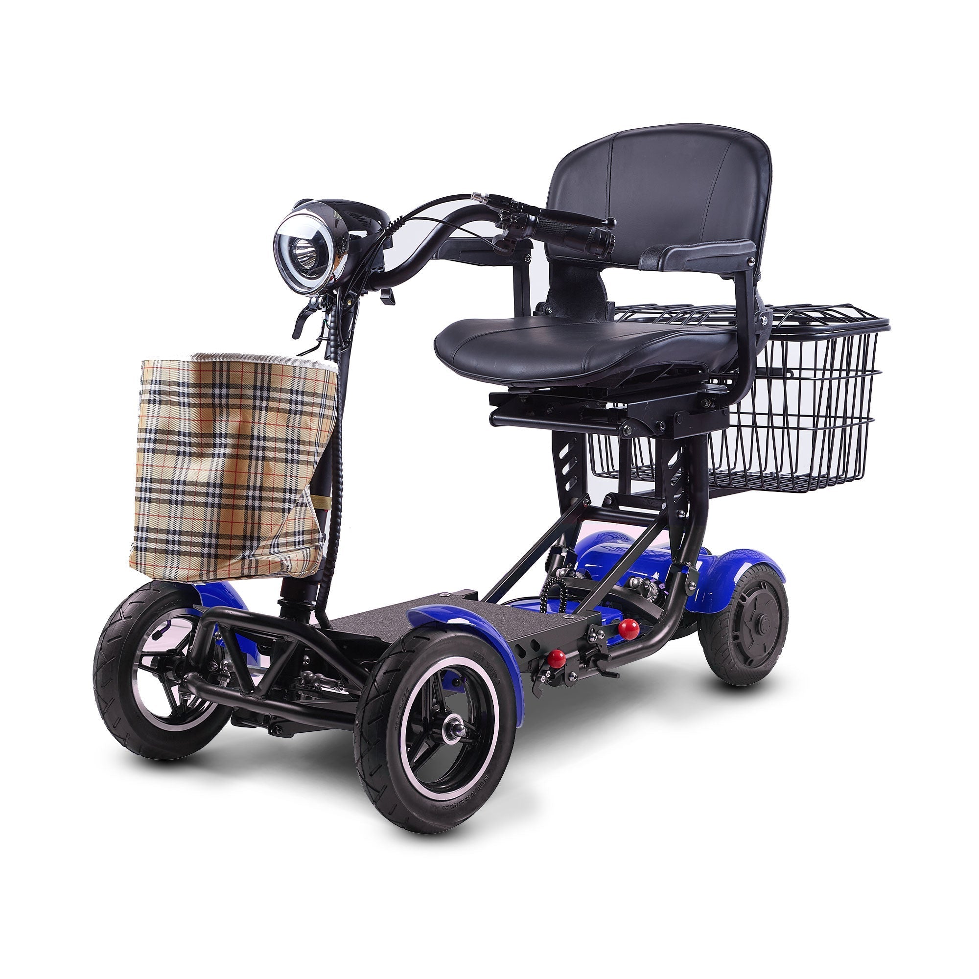 Rubicon FX03 – All Terrain, Foldable, 4-Wheel Mobility Scooter with Basket for Seniors & Disabled Adults | Lightweight, 3-Speed, 25-Mile Range