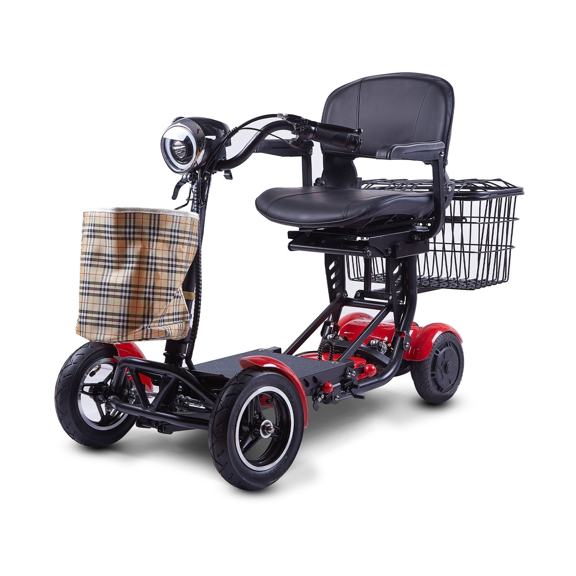 Rubicon FX03 – All Terrain, Foldable, 4-Wheel Mobility Scooter with Basket for Seniors & Disabled Adults | Lightweight, 3-Speed, 25-Mile Range