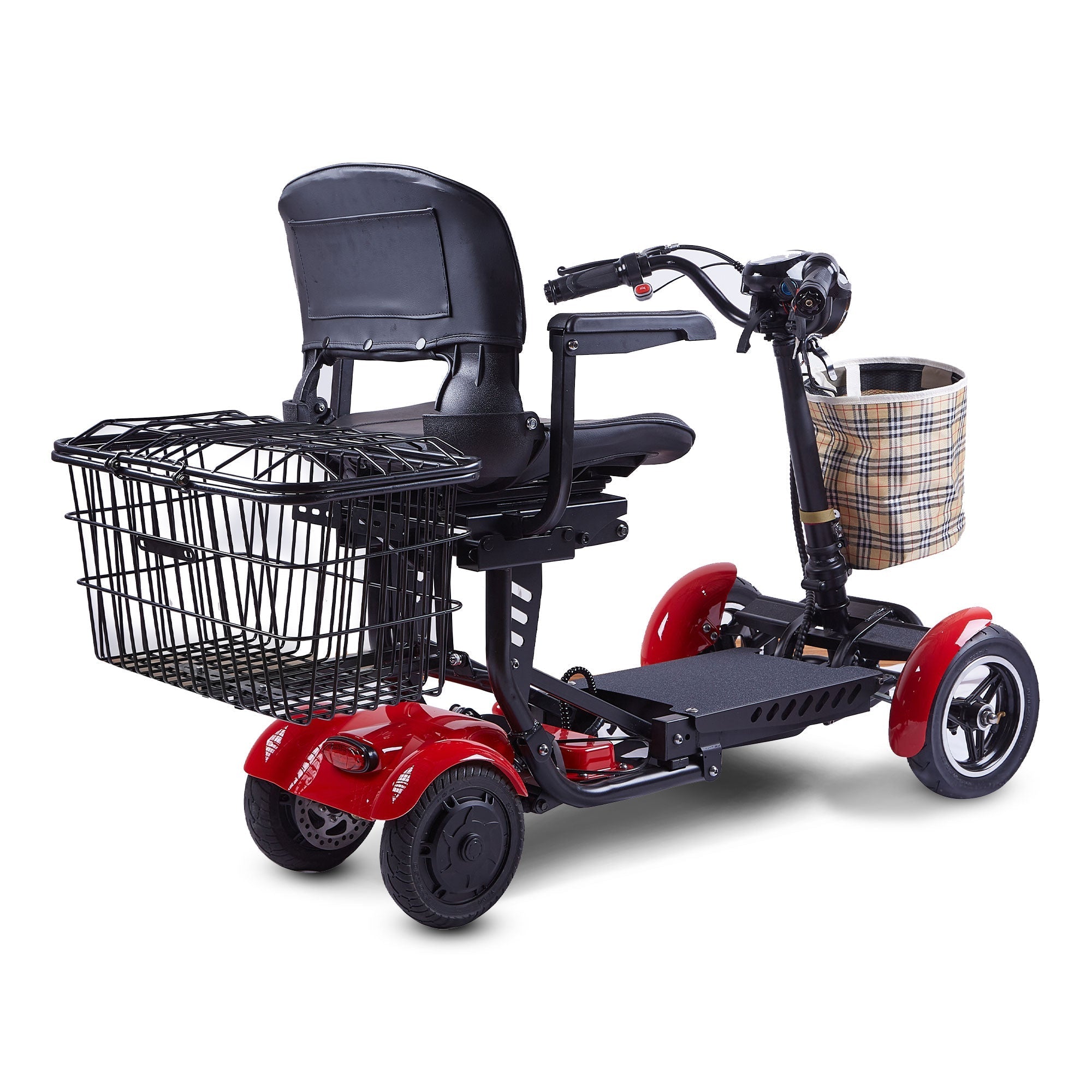 Rubicon FX03 – All Terrain, Foldable, 4-Wheel Mobility Scooter with Basket for Seniors & Disabled Adults | Lightweight, 3-Speed, 25-Mile Range