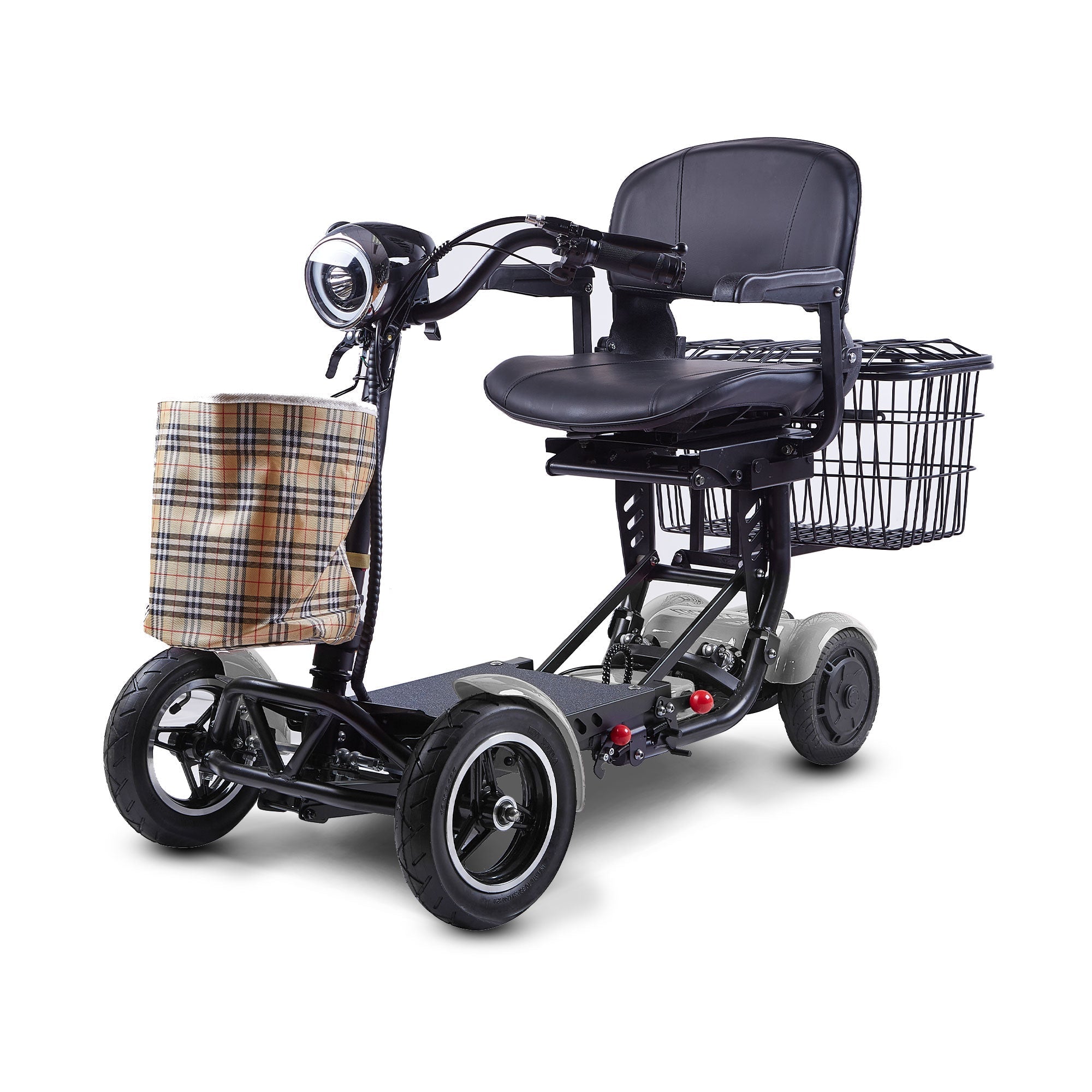 Rubicon FX03 – All Terrain, Foldable, 4-Wheel Mobility Scooter with Basket for Seniors & Disabled Adults | Lightweight, 3-Speed, 25-Mile Range