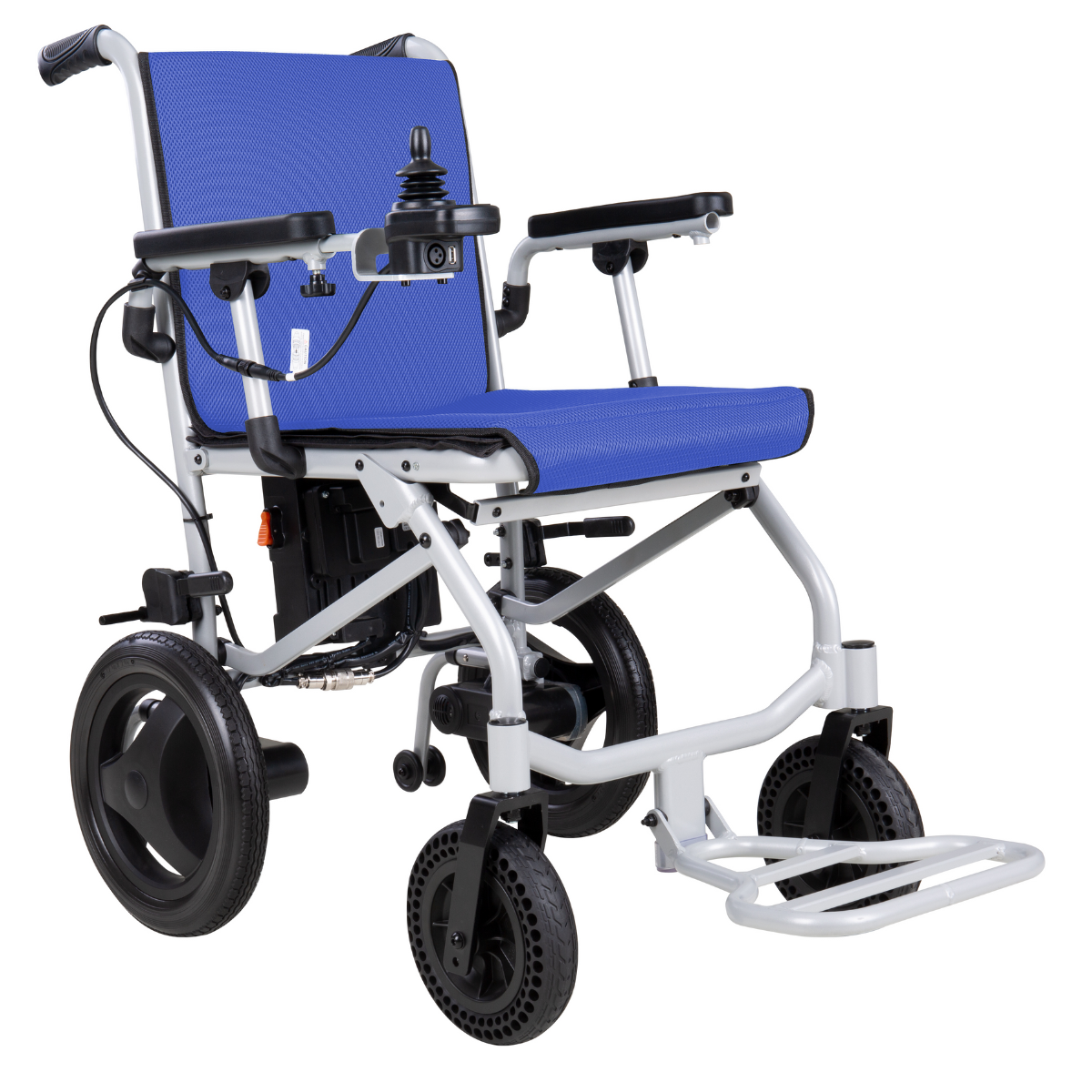 Rubicon DX04 - World's Lightest Electric Wheelchair: Ultra Lightweight, Foldable & Portable for Travel | Dual Motor, Power Wheelchair for Seniors