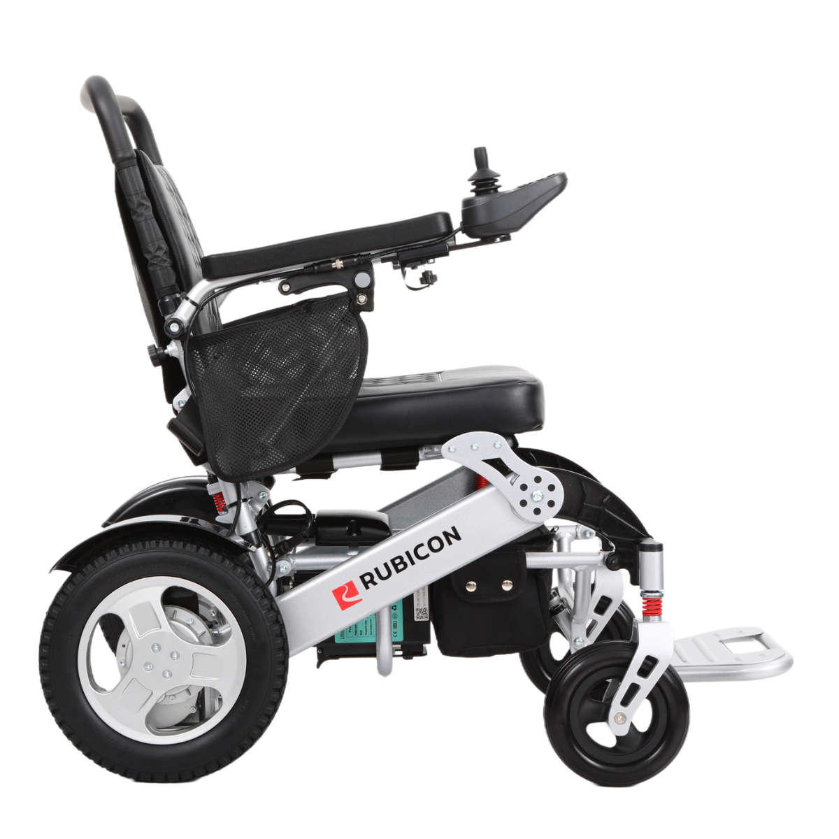 Rubicon DX12 - Deluxe Premium Electric Wheelchair with Brushless Dual Motors: High Quality, Long Range, Foldable | All Terrain Power Wheelchair