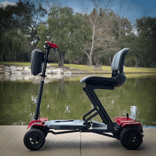 Rubicon FX07 – Automatic Folding & Unfolding Mobility Scooter for Seniors & Disabled Adults | 4-Wheel, Remote Control, Lightweight, 13-Mile Range