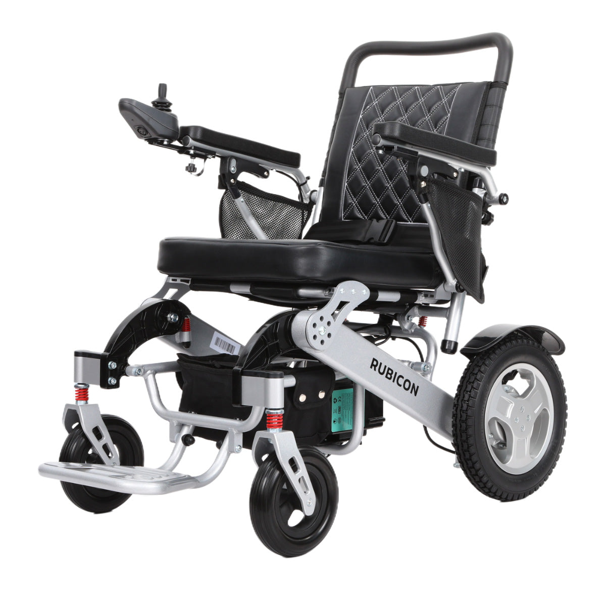 Rubicon DX12 - Deluxe Premium Electric Wheelchair with Brushless Dual Motors: High Quality, Long Range, Foldable | All Terrain Power Wheelchair