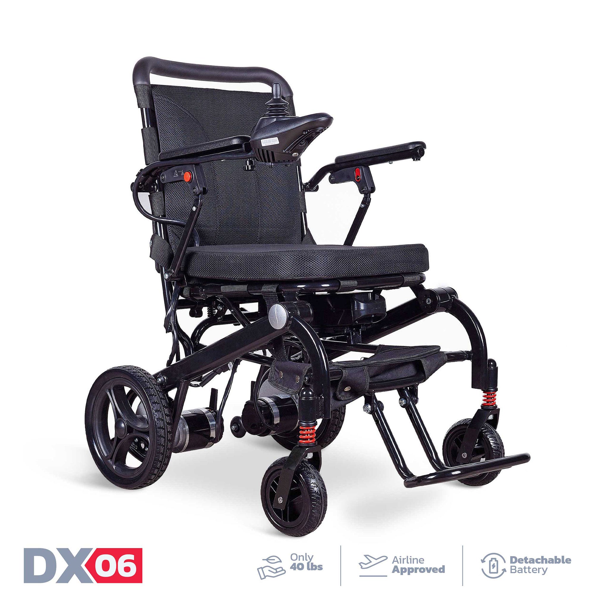Rubicon DX06 - Super Lightweight Electric Wheelchair - Electricwheelchair.Store