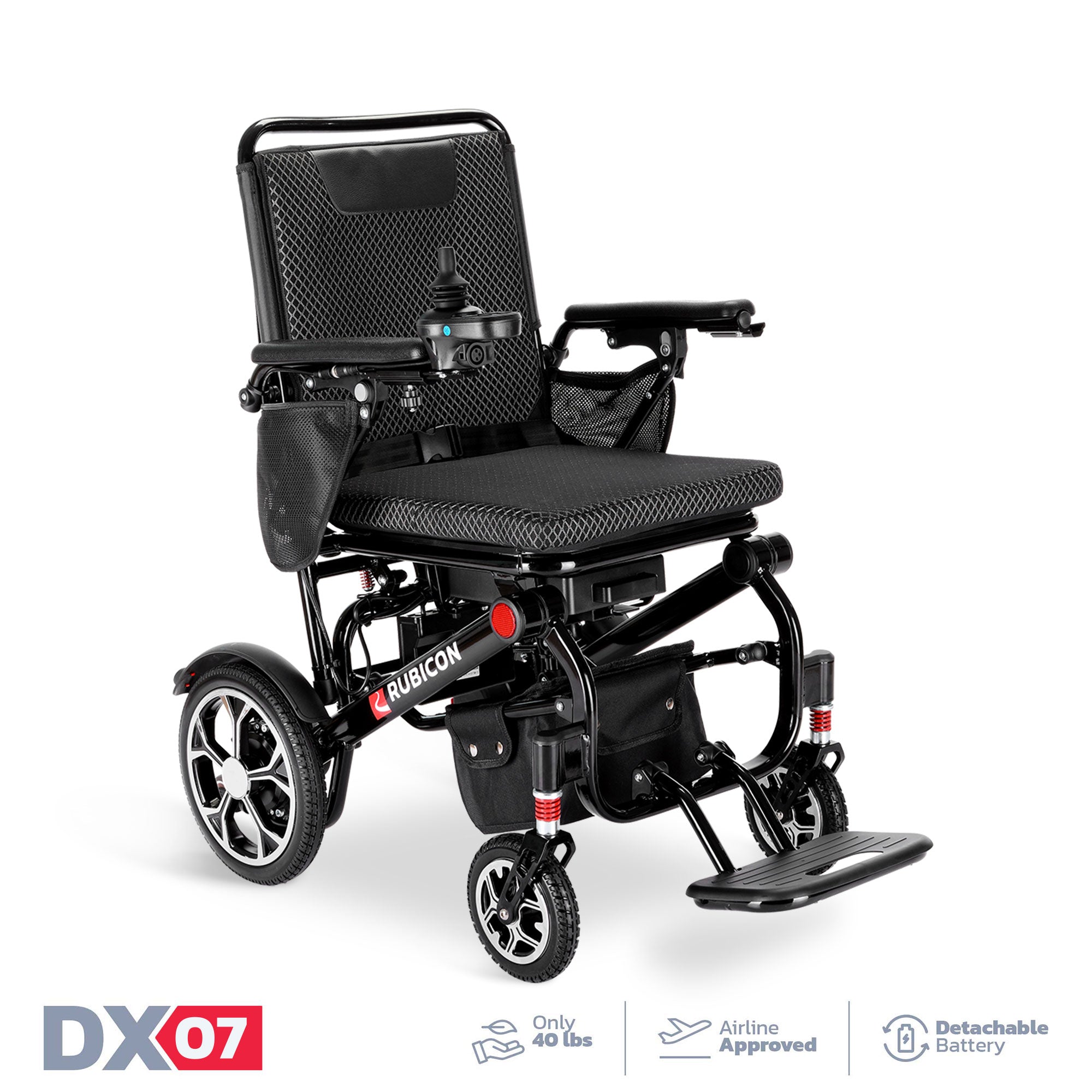 Rubicon DX07 - Lightweight Electric Wheelchair - Electricwheelchair.Store
