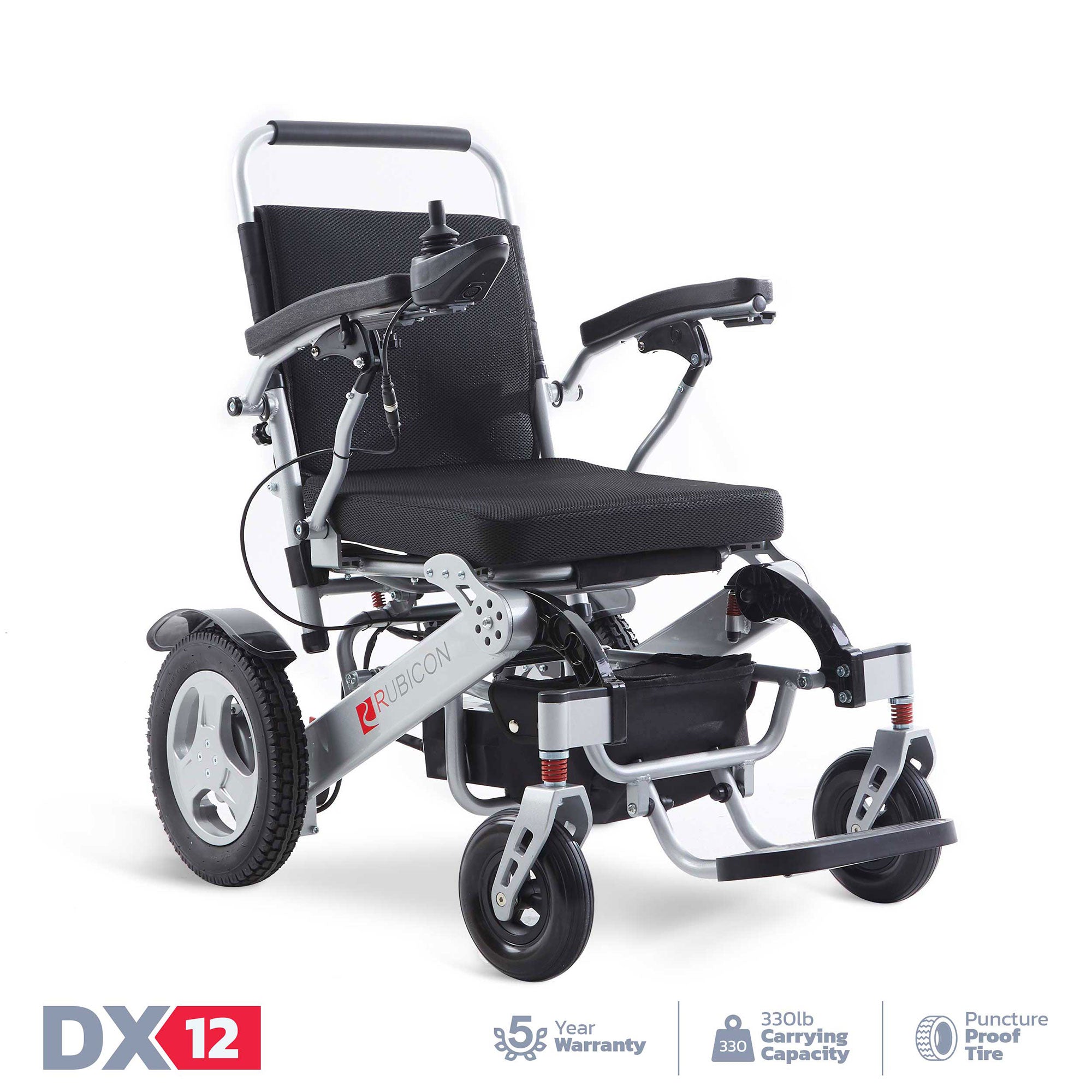 Rubicon DX12 - Brushless Motors Premium Electric Wheelchair - Electricwheelchair.Store