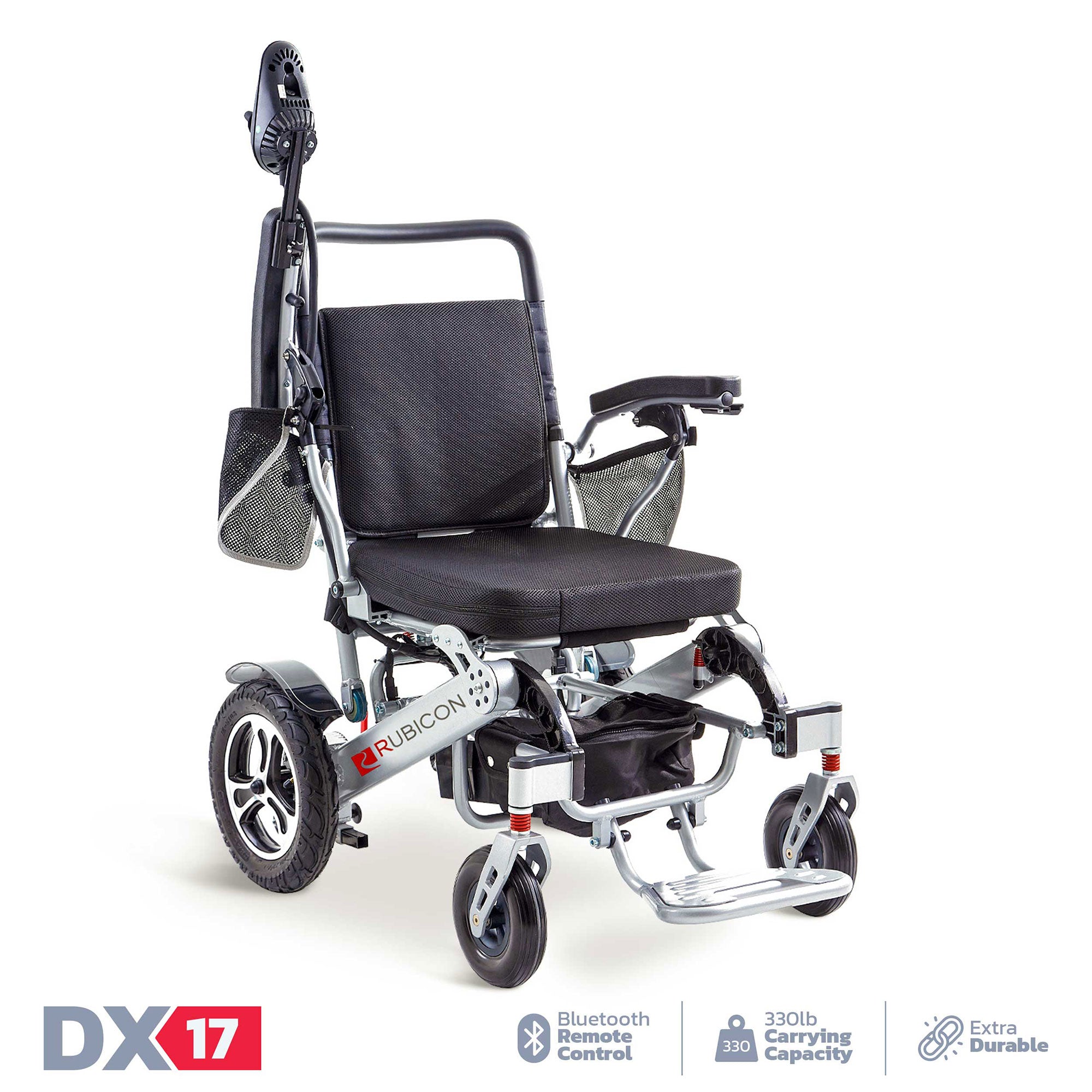 Rubicon DX17 - Automatic Fold-Unfold Electric Wheelchair - Electricwheelchair.Store
