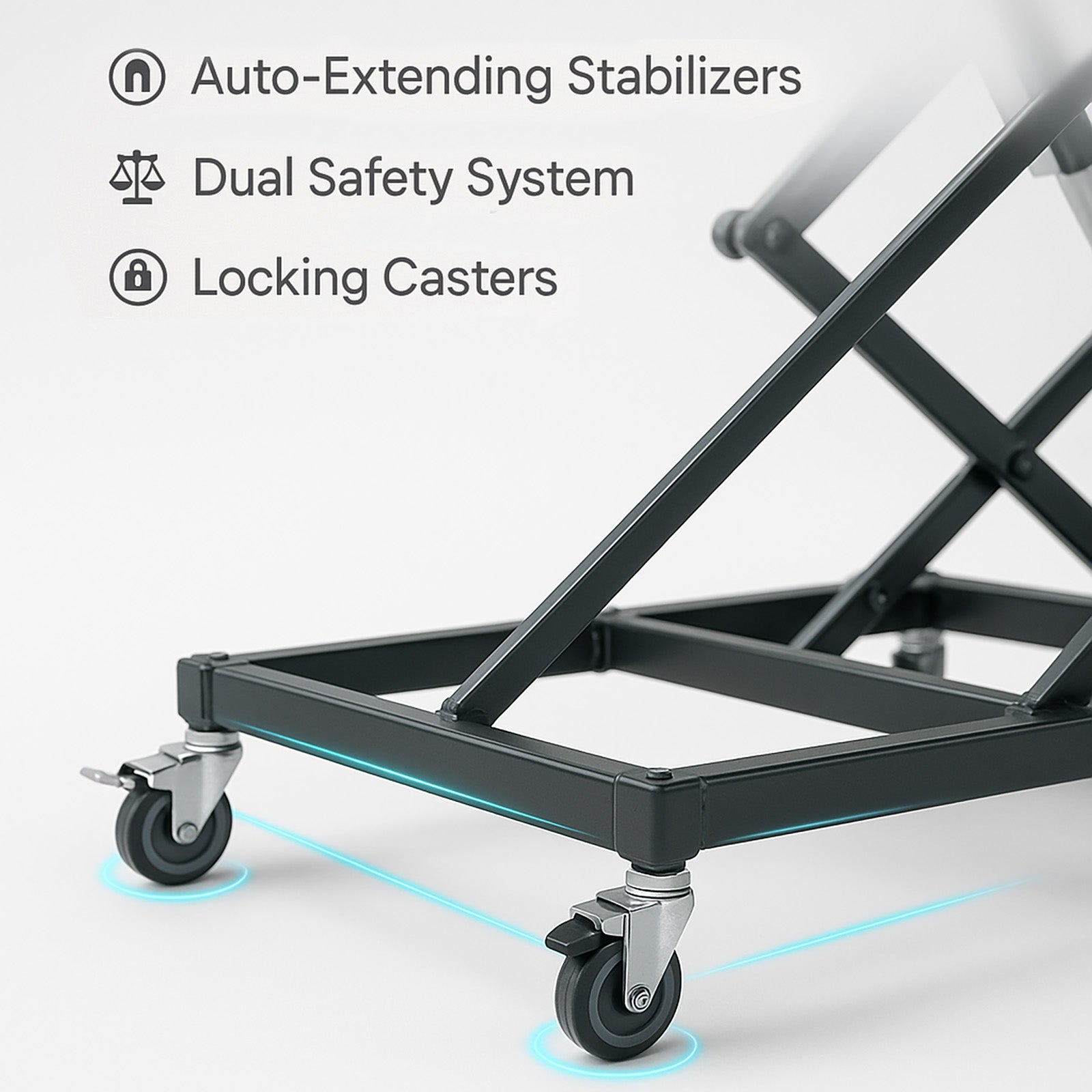 Rubicon DL01 Portable Electric Lift for Wheelchairs & Scooters: Lightweight, Foldable, 110 Lbs Capacity, 35" Lift Height, Car & SUV Compatible
