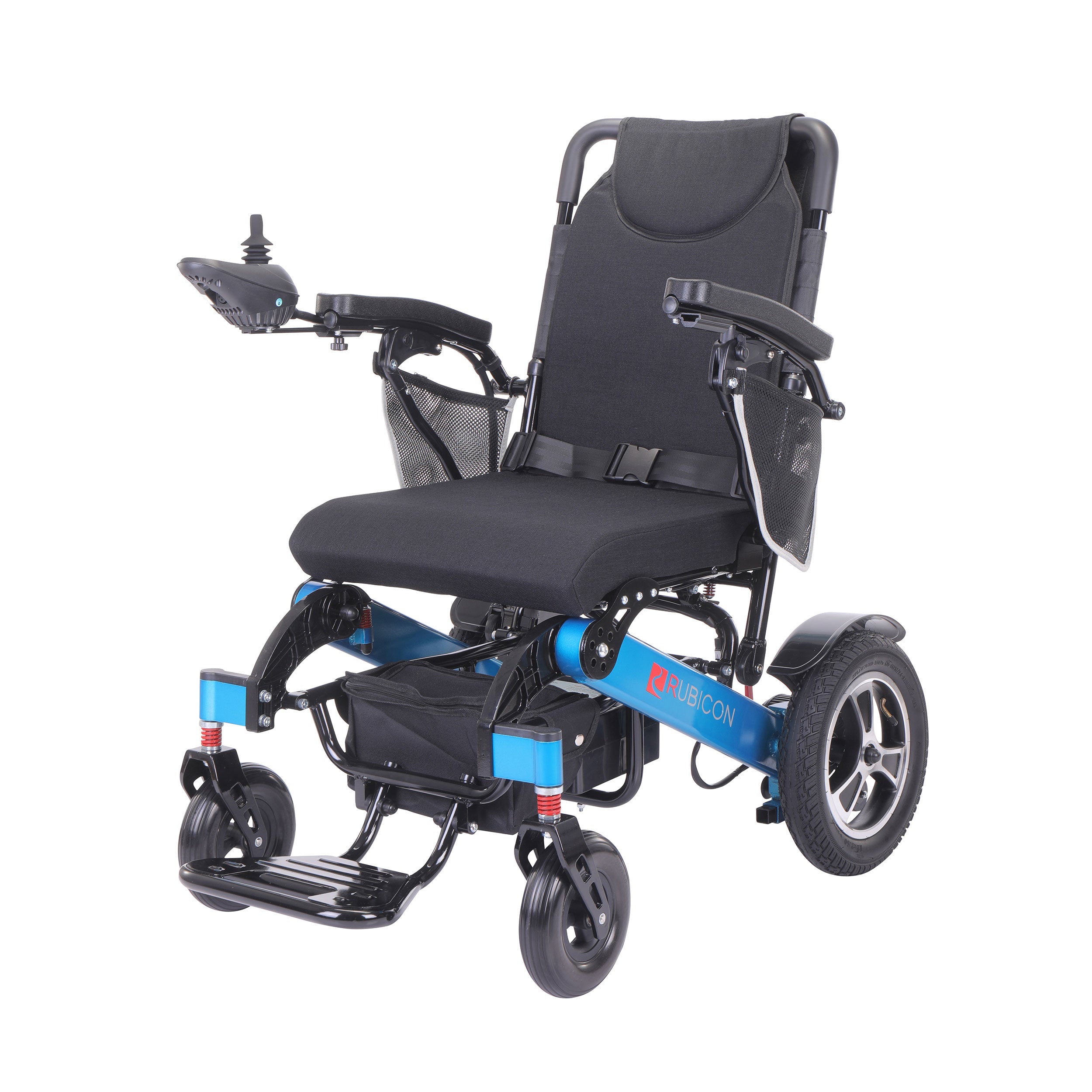 Rubicon DX14 Electric Wheelchair Blue